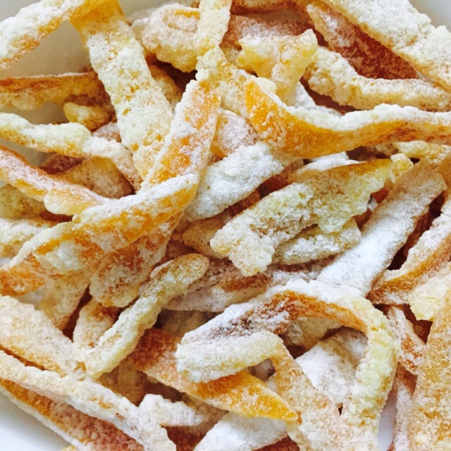 Candied orange peel